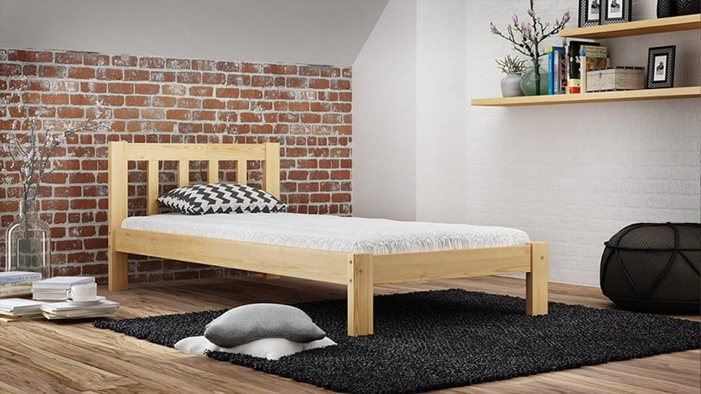 Magnat Magnat Borovicová postel Olivia 90x200 cm