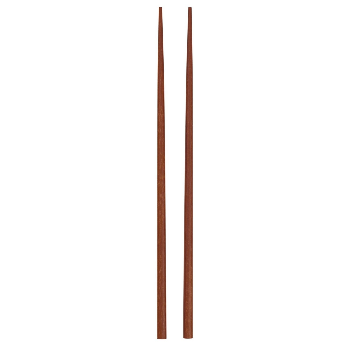 Sada 4 párů dřevěných hůlek WOOD DARK ASA Selection - hnědá