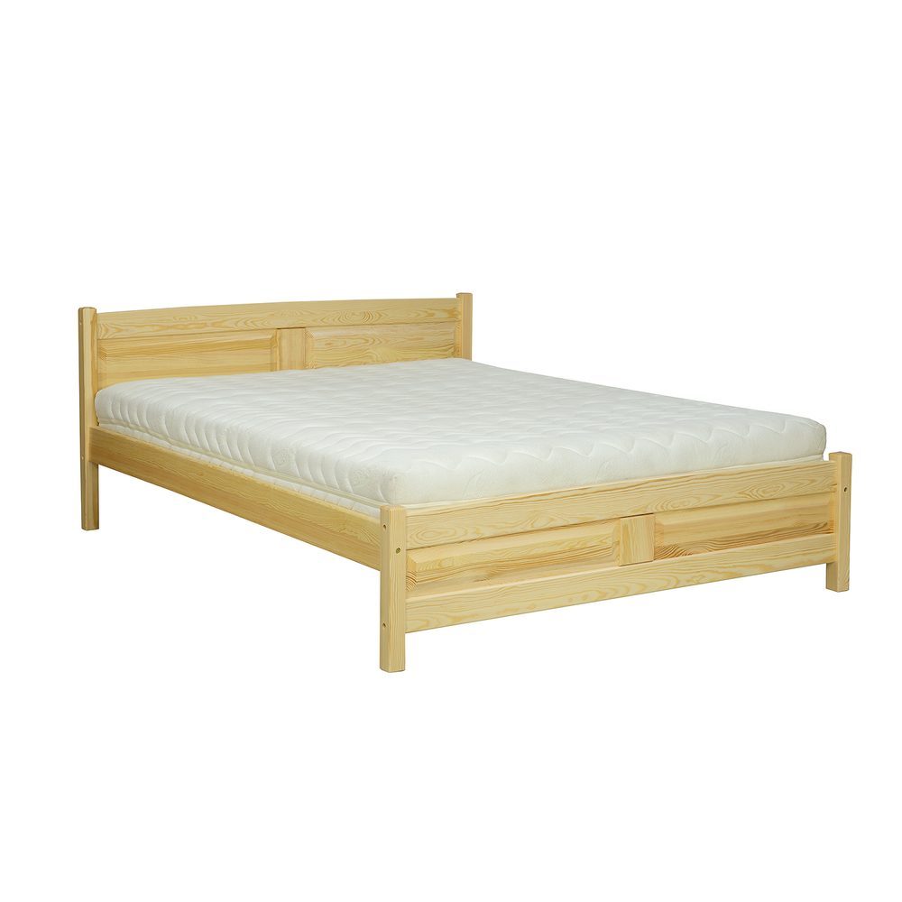 Drewmax Drewmax Vyvýšená borovicová postel LK104 120 x 200 cm